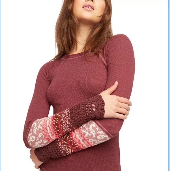 Free People | The Mix Cuff Thermal Top - Picture 9 of 9